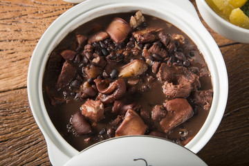 Brazilian Feijoada Food.