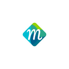 M Letter logo template