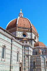 Facade of Cattedrale di Santa Maria del Fiore in Florence