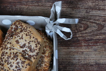 Tasty fresh muffin for breakfast