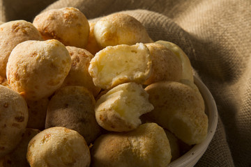 Cheese bread. Traditional brazilian food