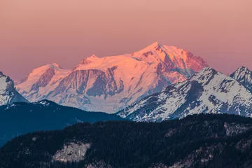 Fotobehang Mont Blanc De Mont Blanc