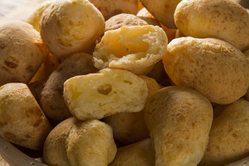 Cheese bread. Traditional brazilian food