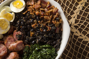 Tropeiro bean. Traditional brazilian food.