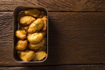 cassava snacks fried