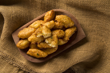 cassava snacks fried