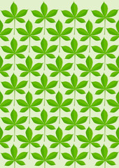 grüne Blätter Muster illustration