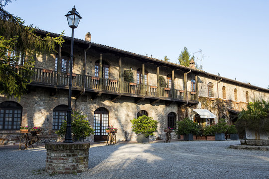 Borgo medioevale di Rivalta, Piacenza, Italia