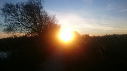 coucher de soleil