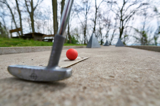Minigolf spielen