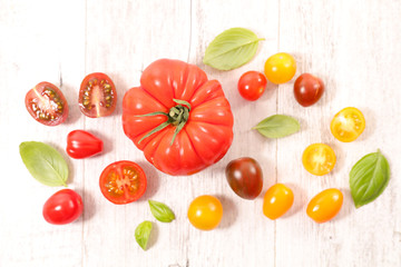 assorted colorful tomatoes