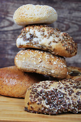 Warm fresh buns