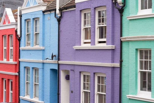 Maisons color&eacute;s dans Blaker Street &agrave; Brighton
