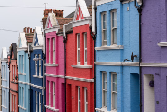 Maisons color&eacute;s dans Blaker Street &agrave; Brighton