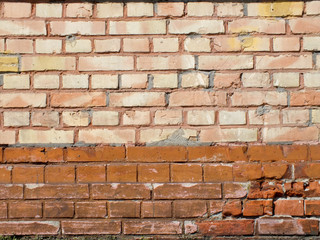 alte Backsteinwand