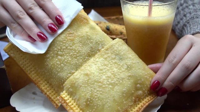 Traditional Foods in in Municipal Market - Mercadao - in Sao Paulo, Brazil