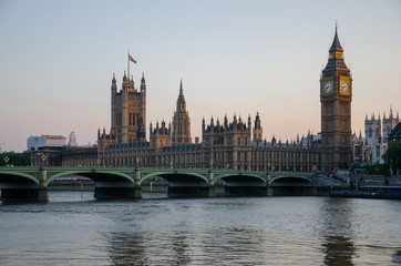 Obraz na płótnie Canvas Houses of Parliament, Big Ben, London