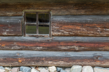 Old Wooden House With Window