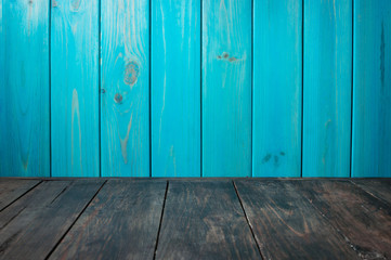 Old painted wood wall - texture or background