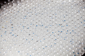 Sterile bottles and ampoules background