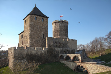 Fototapeta na wymiar Polish castles, castle in Bedzin.