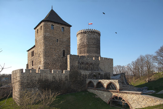 Polish castles, castle in Bedzin.