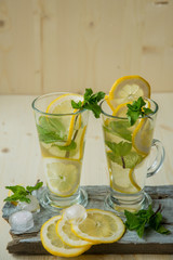 fresh mojito cocktail