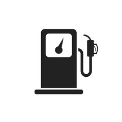 Fuel gas station icon. Car petrol pump flat illustration.