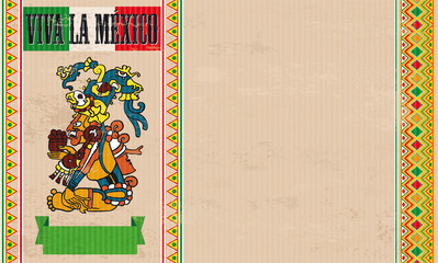 Maya Viva La Mexico Vintage Header