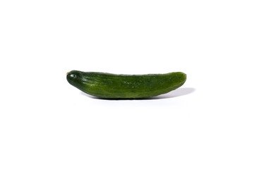 Cucumbers on white background

