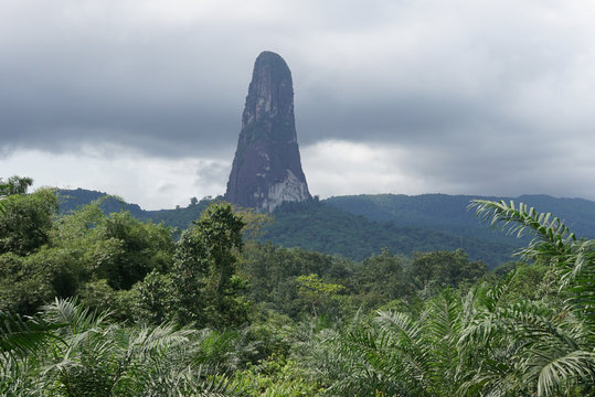 Gipfel des Cao Grande, Sao Tome und Principe, Afrika