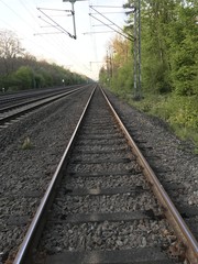 Obraz premium Bahngleise 