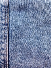Classic blue jeans old textile background