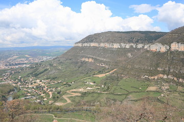 Obraz premium Paysage de l'Aveyron en Occitanie dans le sud de la France