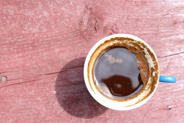 fresh and delicious morning coffee