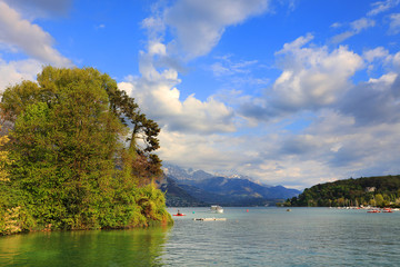 Fototapeta na wymiar Annecy Lake in France, Europe