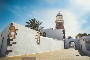 Fototapeta premium View of the city center of Teguise, former capital of the island of Lanzarote