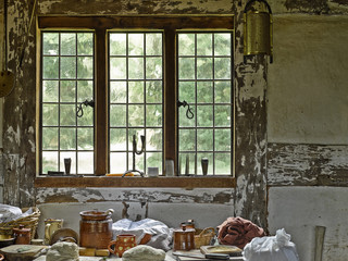 Old English house interior