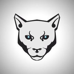 Wildcat logo vector illustration