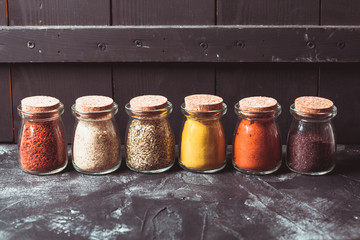 Various grinded spices