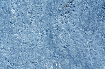 Blue color weathered cement wall pattern.