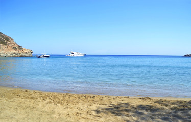 Fototapeta na wymiar Apokofto beach at Sifnos island Cyclades Greece