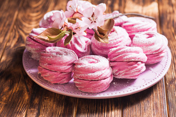 Sweet dessert marshmallow