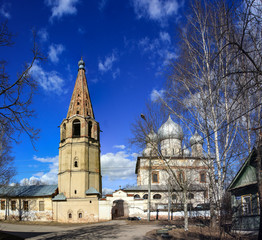 Fototapeta na wymiar Znamensky Cathedral in Veliky Novgorod.