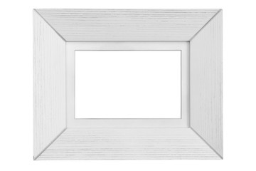 White wooden picture frame