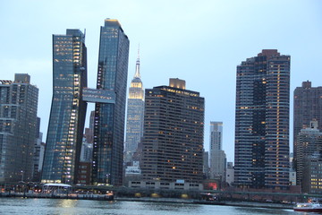 Fototapeta na wymiar New York Uptown skyline