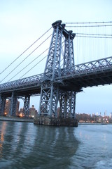Manhattan Bridge in evening light