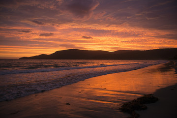 Tasmania, Bruny island sunrise.