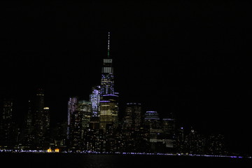 Fototapeta premium New York skyline at night