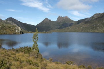 Tasmania Cradle Mountain National Park Dove lake